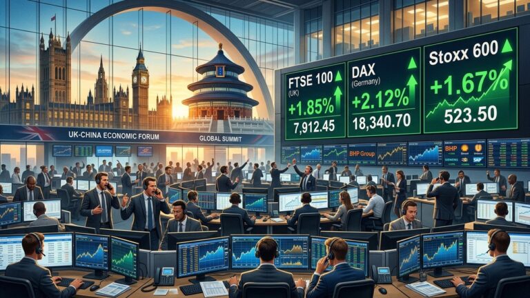 European Markets Open Higher Amid UK Political Drama and Trump Xi Summit