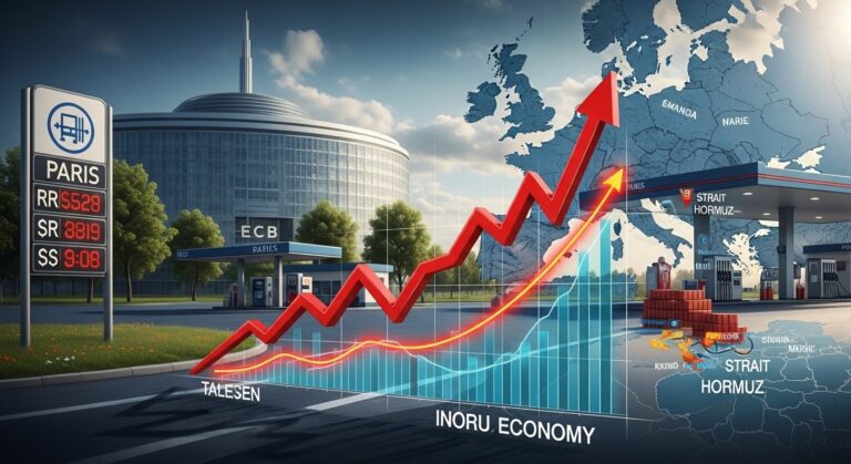 Eurozone Inflation Surges to 3% With Growth Nearly Stalling