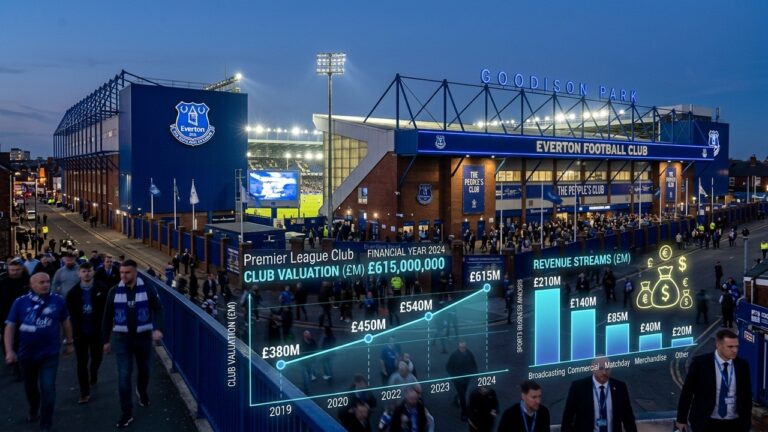 Everton FC Valuation Hits $890 Million in Latest Rankings