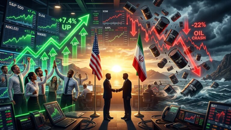 Global Stocks Soar to Records as Oil Plunges on Iran Deal Optimism