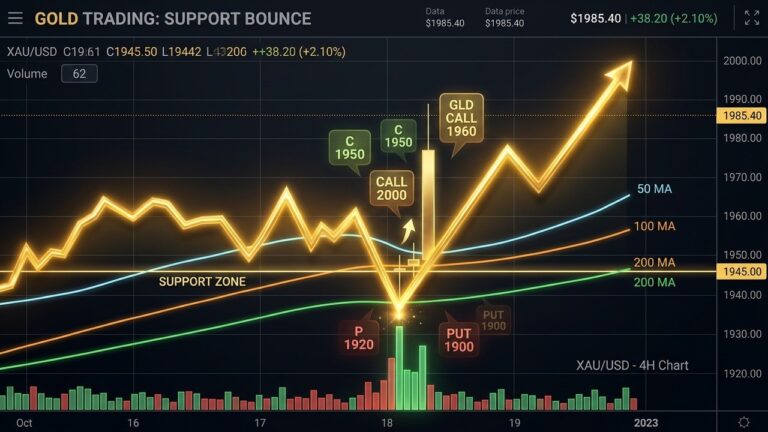 Gold Bounce Setup: Low Cost Options Strategy for TradersStructuring XML output for gold options strategy article