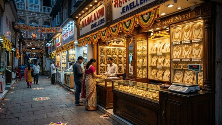 Gold Demand Slumps in India as Record Prices Dampen Key Festival Buying
