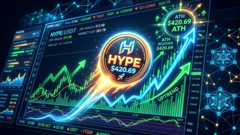 Hyperliquid HYPE Price Nears ATH With 24% Rally in Just Six Days