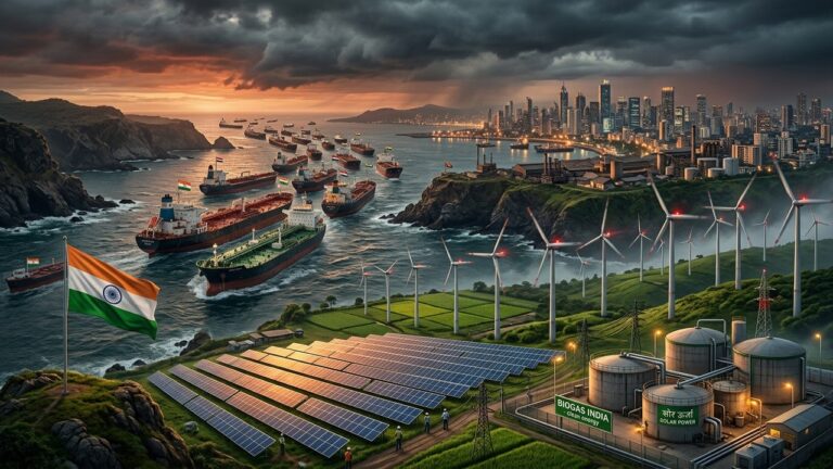 India Accelerates Alternative Energy Shift After Oil Supply Shock