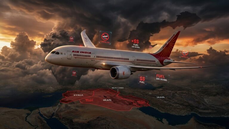 Iran Conflict Forces Air India to Slash 27% of International Flights