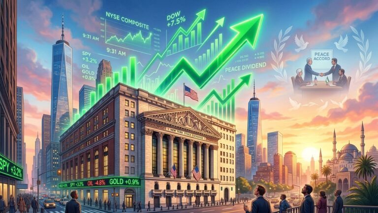 Iran Peace Rumors Trigger 400 Billion Dollar US Stocks Surge