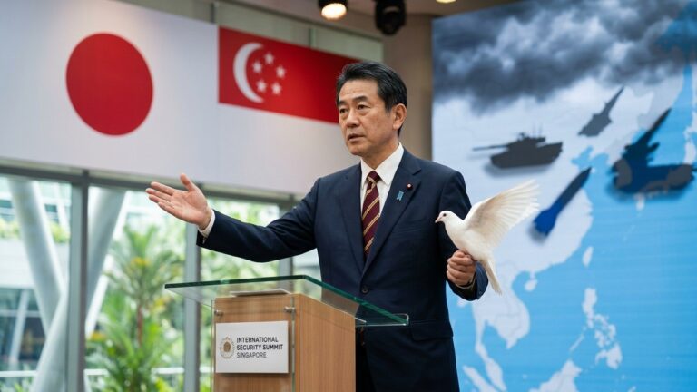 Japan Defense Minister Rejects Neo Militarism Claims Seeks Open Dialogue