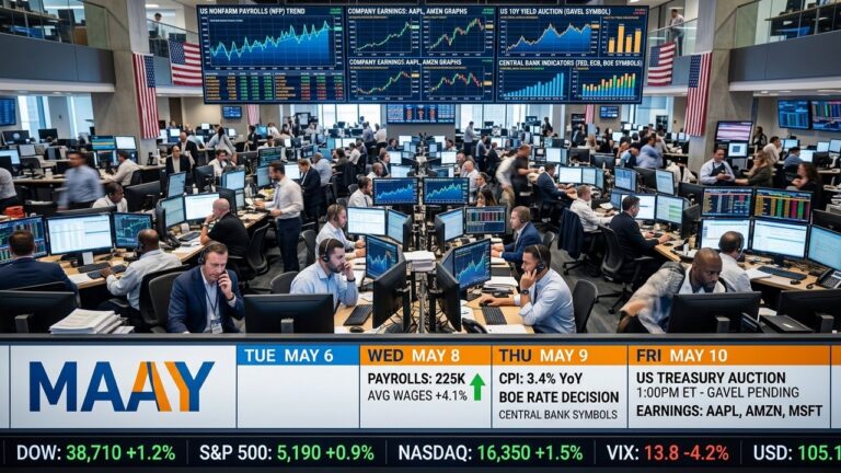 Key Economic Events This Week: Payrolls, Refunding, and Major Earnings