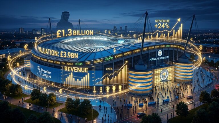 Manchester City Valuation Reaches $5.55 Billion in 2026
