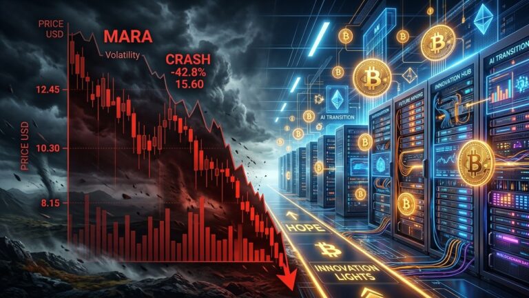 MARA Stock Drops on $1.3B Q1 Loss Testing AI Pivot Strategy