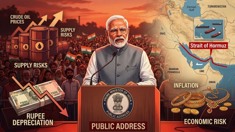 Modi Urges Fuel Cuts and Gold Pause as Iran War Threatens India Economy