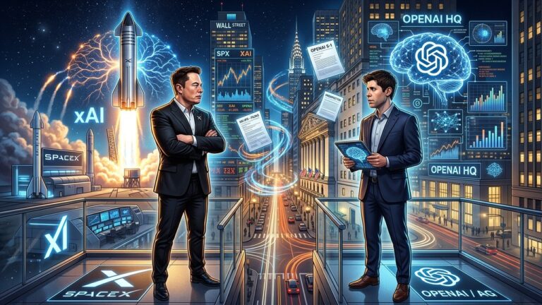 Musk Altman Rivalry Moves to Wall Street Before Huge IPOs