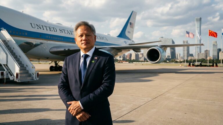 Nvidia CEO Jensen Huang Joins Trump on Critical China Summit Trip