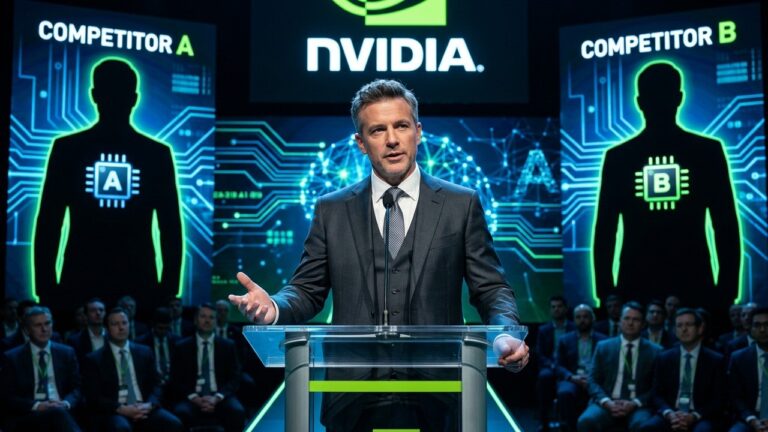 Nvidia CEO Must Confront Custom Chip Threats Tonight