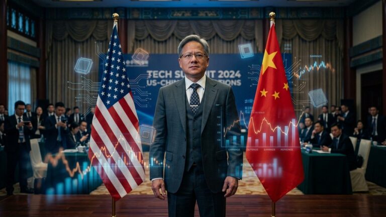 Nvidia Earnings Drama: Trump China Trip Sparks Chip Tariff Questions
