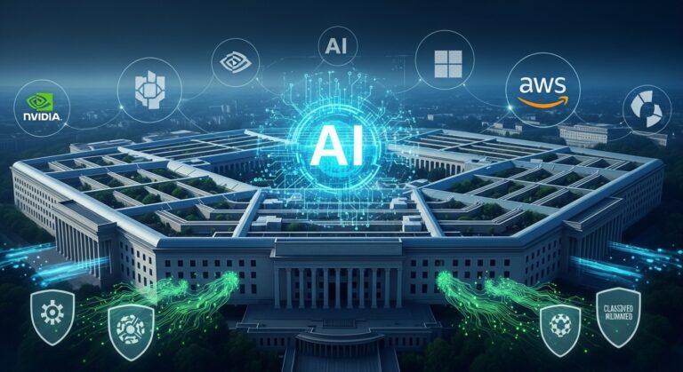 Pentagon Teams Up With Nvidia Microsoft AWS for Classified AI Push