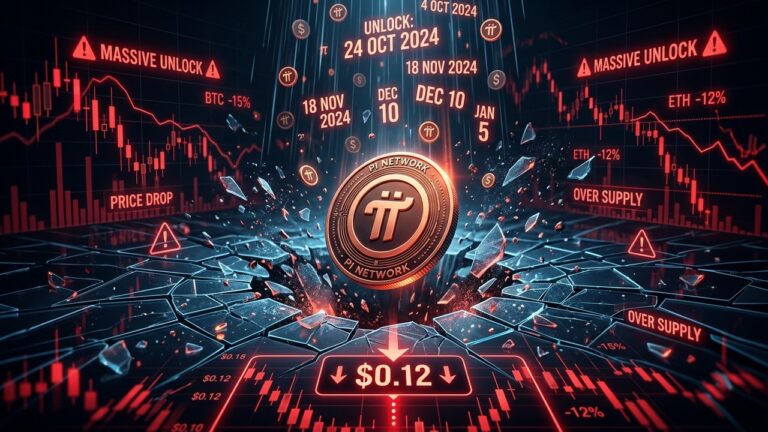 Pi Network Price Facing $0.12 Risk as 195 Million Token Unlock Approaches