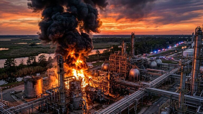 Refinery Explosion Near New Orleans Tightens Fuel Market Pressures