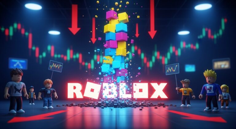 Roblox Stock Crashes as User Engagement Struggles Hit Hard