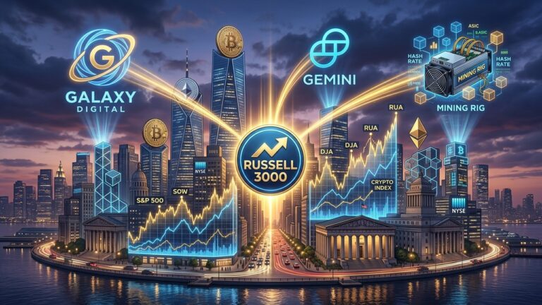 Russell 3000 Shake-Up: Crypto Leaders Like Galaxy and Gemini Eye Major Index Boost