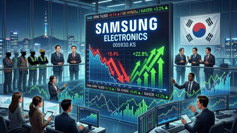 Samsung Electronics Recovers Billions After Strike Fears Shake MarketGenerating article- Crafting SEO title and meta for Samsung’s market recovery story.