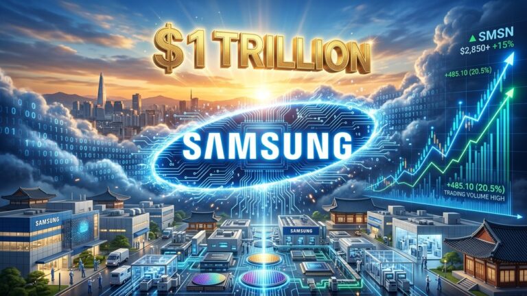 Samsung Reaches $1 Trillion Milestone as AI Demand Fuels Massive Stock Surge