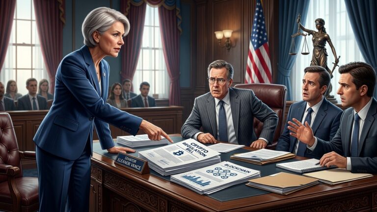 Senator Warren Accuses OCC of Illegally Greenlighting Crypto Bank Charters