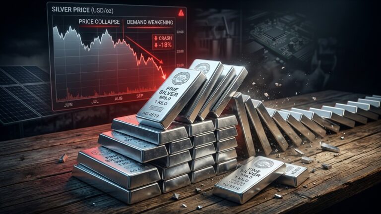 Silver Prices Face Further Declines as Demand Weakens