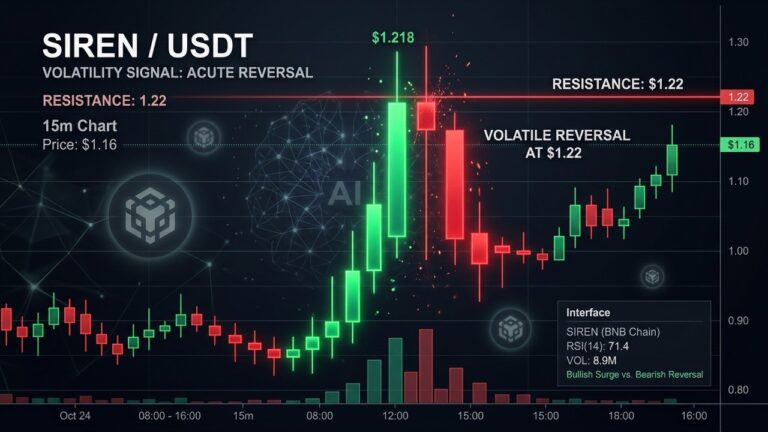 SIREN Crypto Surges 22% But 4H Chart Signals Potential Reversal