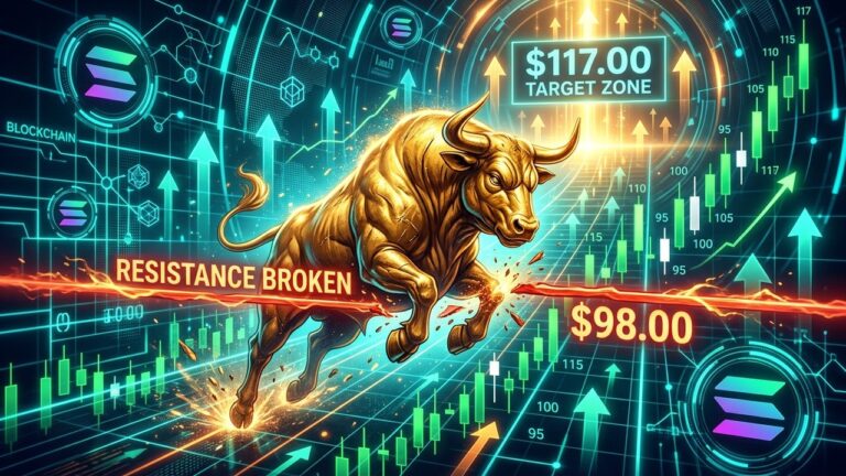 Solana Bulls Face Crucial $98 Test as $117 Target Emerges