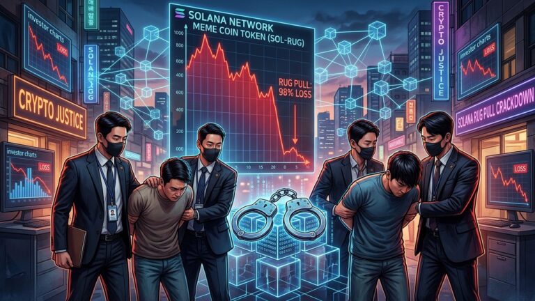 South Korea Makes First DEX Rug Pull Arrest in CATFI Case