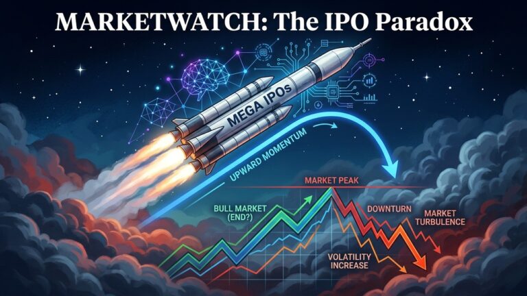 SpaceX Anthropic Mega IPOs May End Stock Market Bull Run