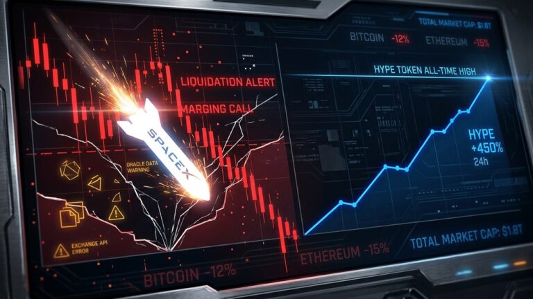 SpaceX Pre-IPO Crash Hits Hyperliquid Hard as HYPE Stays Resilient