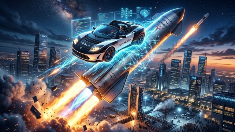 SpaceX Tesla Merger Buzz Grows as Musk Eyes Nasdaq IPO