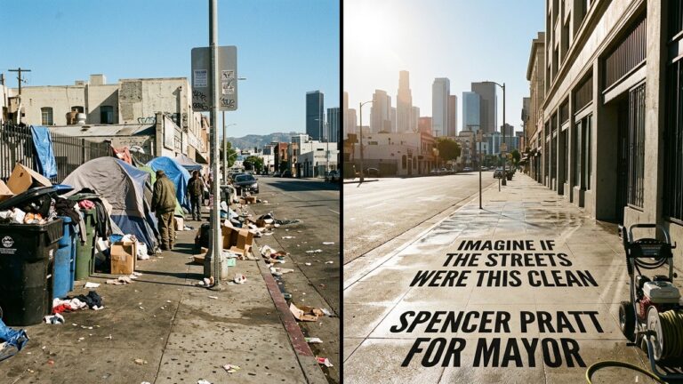 Spencer Pratt’s Bold LA Campaign Turns Filth Into Powerful Message