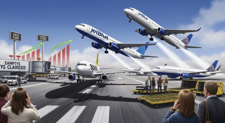 Spirit Airlines Collapse: How Rivals Gain and Fares May Rise