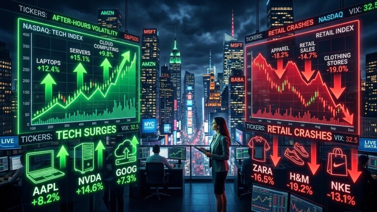 Stocks Making Big After Hours Moves: Dell Surges, Retailers Slide