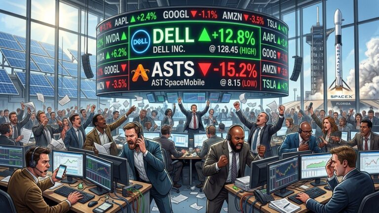 Stocks Making Biggest Midday Moves: NXT, ASTS, DELL and More