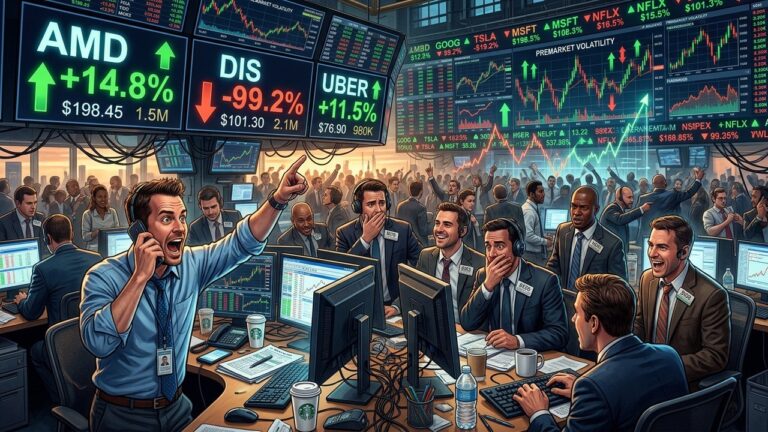 Stocks Making Biggest Premarket Moves: AMD, Disney, Uber Lead Volatility