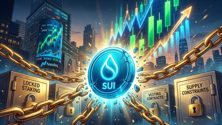 SUI Token Explodes 31% After Nasdaq Holder Triggers Supply Shock