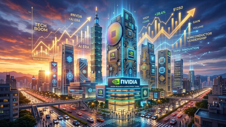 Taiwan Chip Stocks Surge on Nvidia’s $150 Billion Spending Plan
