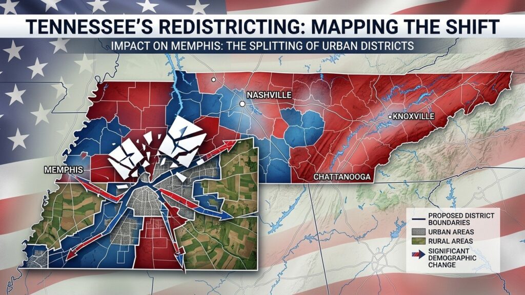Tennessee Redistricting Erases Last Black Majority District