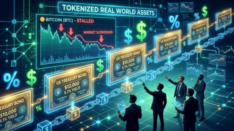 Tokenized Treasuries Hit Record $15 Billion as Crypto Markets Pause
