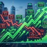 Top and Bottom Performing Stocks in Market’s Record 6 Week Run