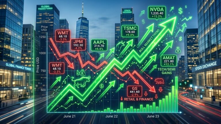 Top and Bottom Performing Stocks in Market’s Record 6 Week Run