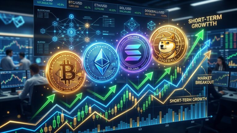 Top Cryptos to Buy and Hold for Short-Term Gains Before Next Breakout