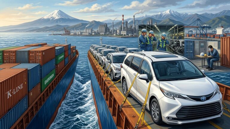 Toyota Imports Taiwan Minivans to Japan Amid Factory Strain