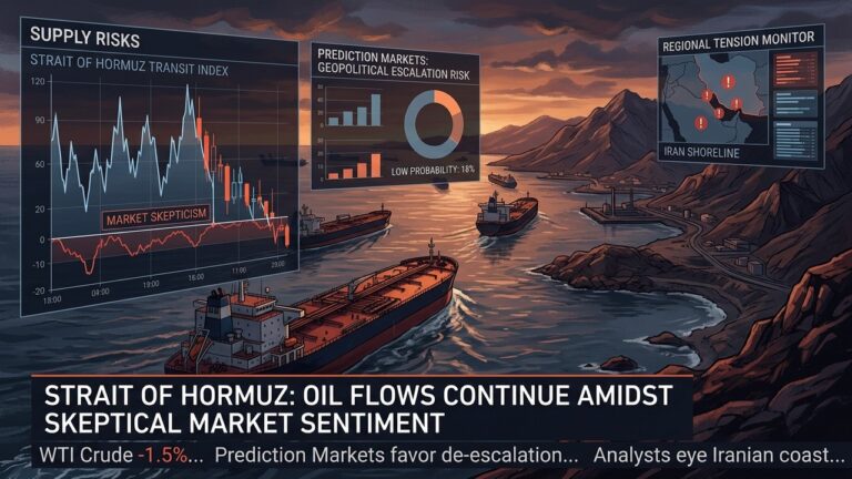 Traders Skeptical of Iran Timeline for Strait of Hormuz Reopening