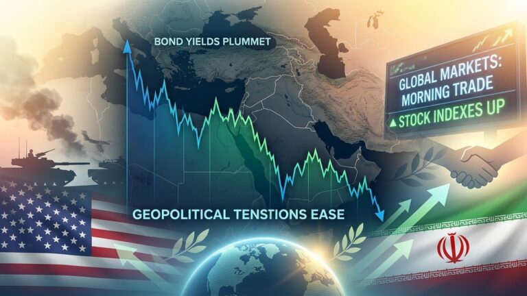 Treasury Yields Slide as Traders Eye Iran Peace Prospects