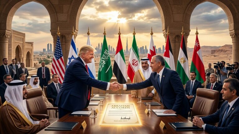 Trump Demands Mandatory Abraham Accords in Bold Iran Peace Push